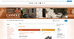 Desktop Screenshot of comune.cannole.le.it